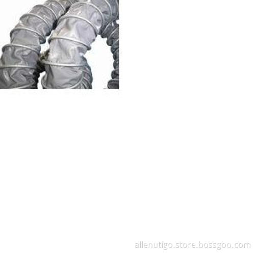 Clamped high temperature resistant duct